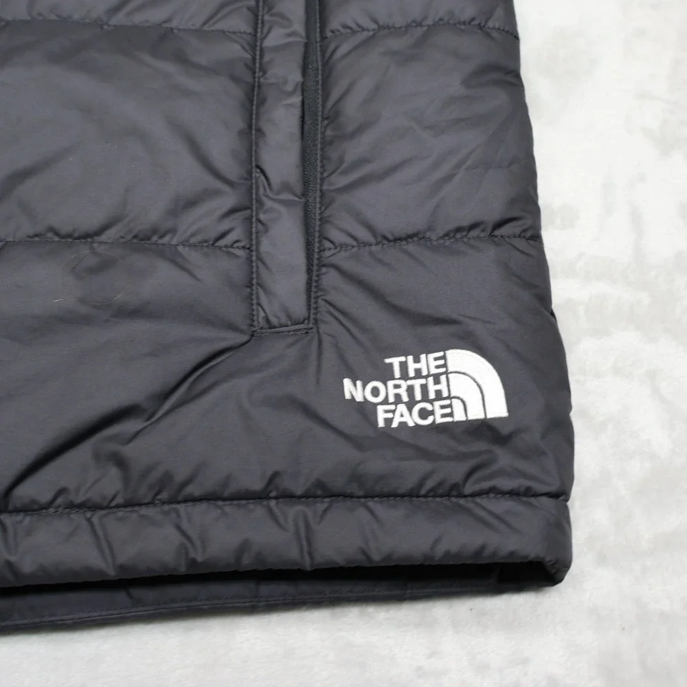 North Face Vest Men Large Black Everyday Insulated Light Pack Quilted Puffer